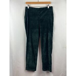 Women’s Hilary Radley Medium Emerald Green Velvet Slacks